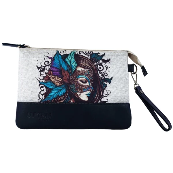 Lily’s Clutch front side Sukoon Leather