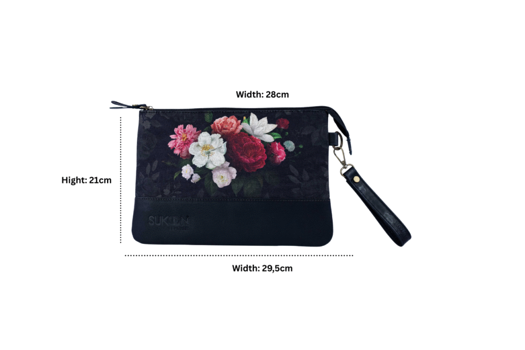 Camillias Clutch Dimintions Sukoon Leather