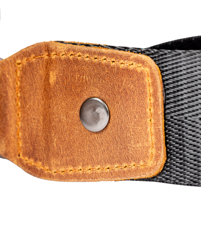 Charcoal & Caramel Backpack Sukoon leather (4)