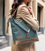 Forest Olive Shoulder Bag - Image 2