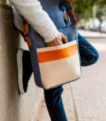 The Denim Voyager Messenger Bag - Image 4