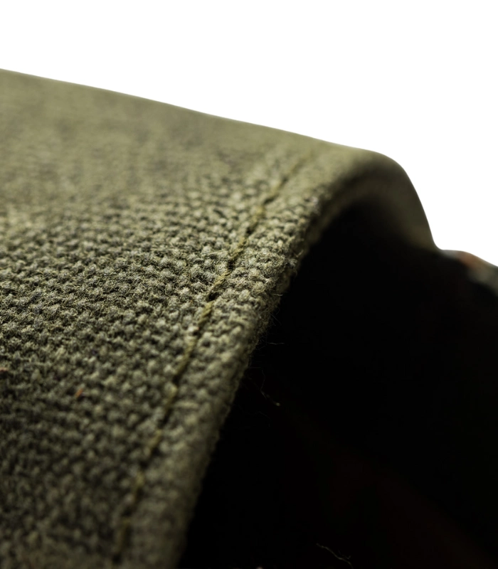 Olive Green & Tan Leather Messenger Bag (6)