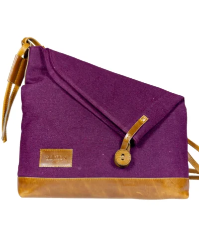 Plum Charm Shoulder Bag