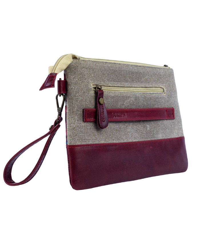 Ruby Clutch Back Sukoon Leather