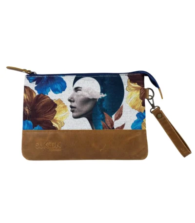 Talas Clutch Front Sukoon Leather