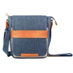 The Denim Voyager Messenger Bag