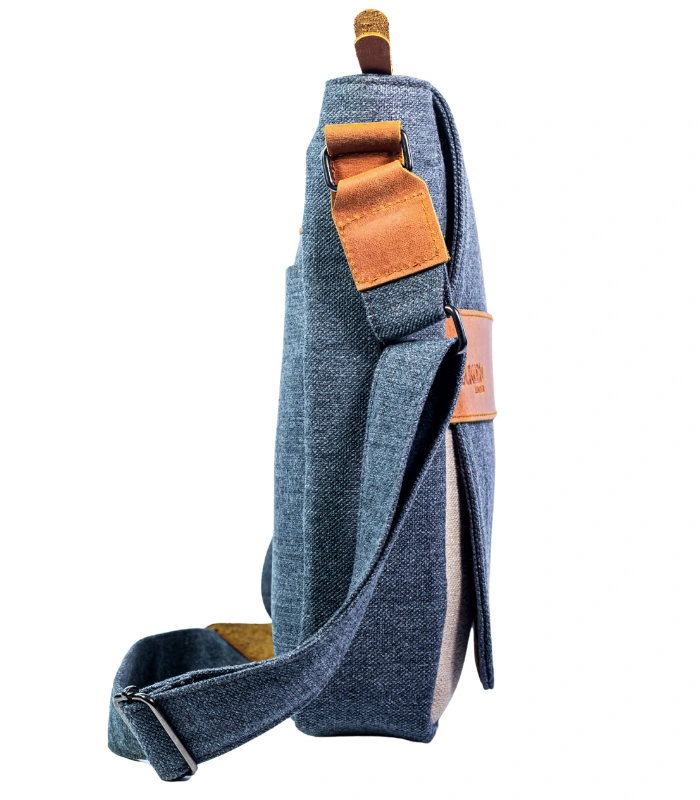 The Denim Voyager Messenger Bag (3)
