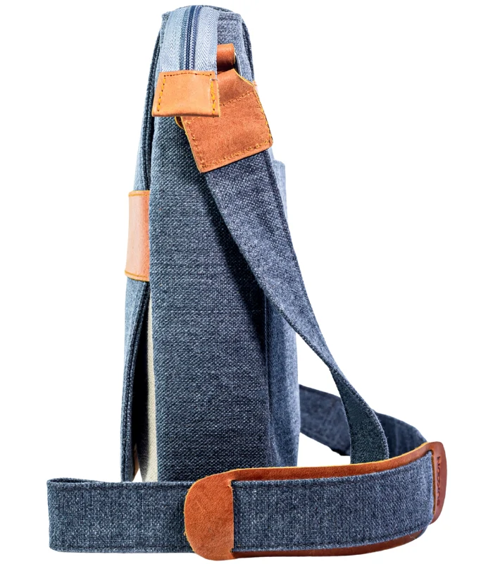 The Denim Voyager Messenger Bag (5)