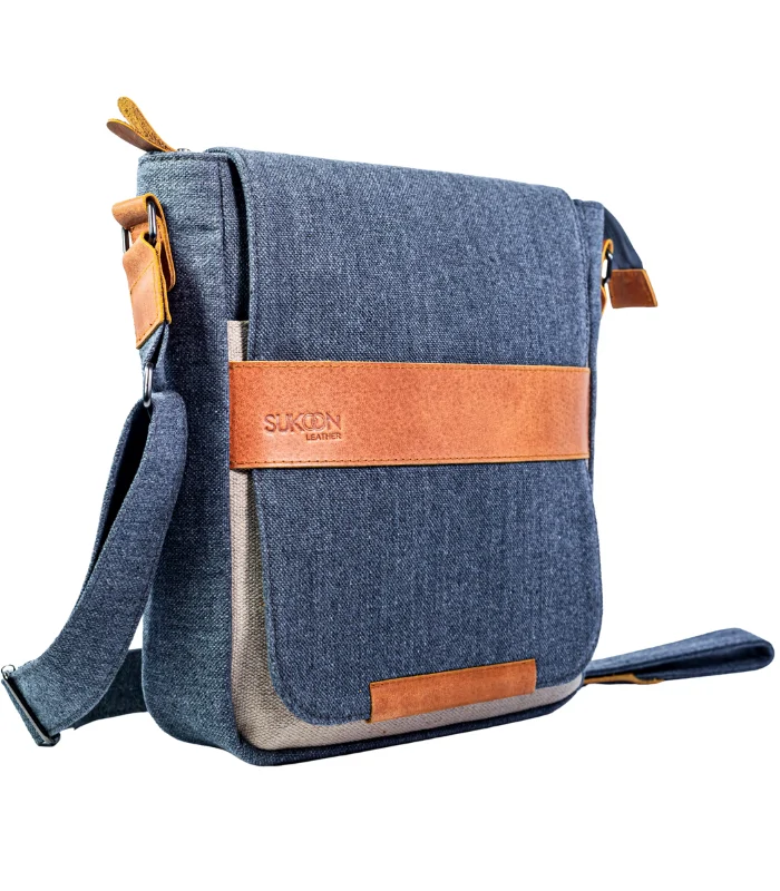The Denim Voyager Messenger Bag (6)