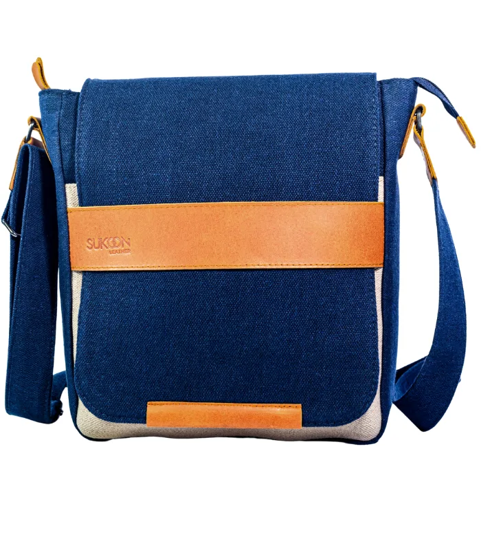 The Navy Horizon Messenger Bag