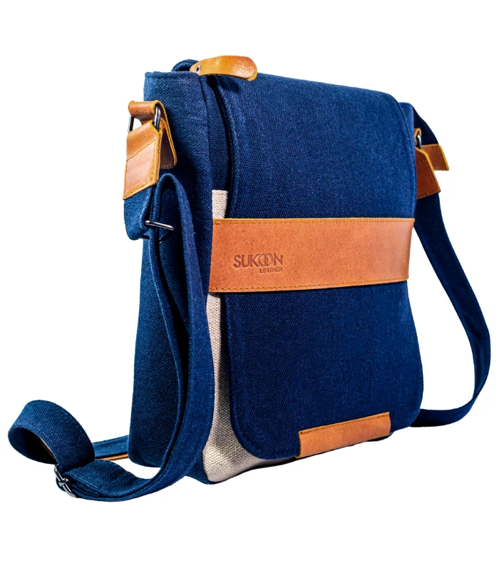 The Navy Horizon Messenger Bag (4)