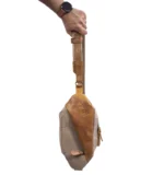 Sandstone Traveler leather crossbody bag by Sukoon