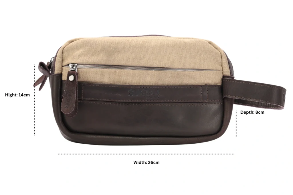 Espresso Sand Dimintions Handbag