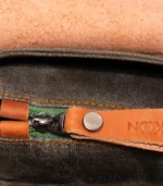 Sunset Olive Small Messenger Sukoon Leather