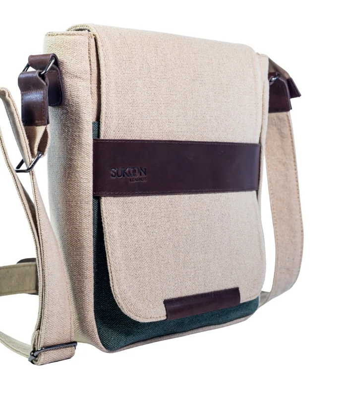 plBeige & Brown Messenger Sukoon Leather (13)