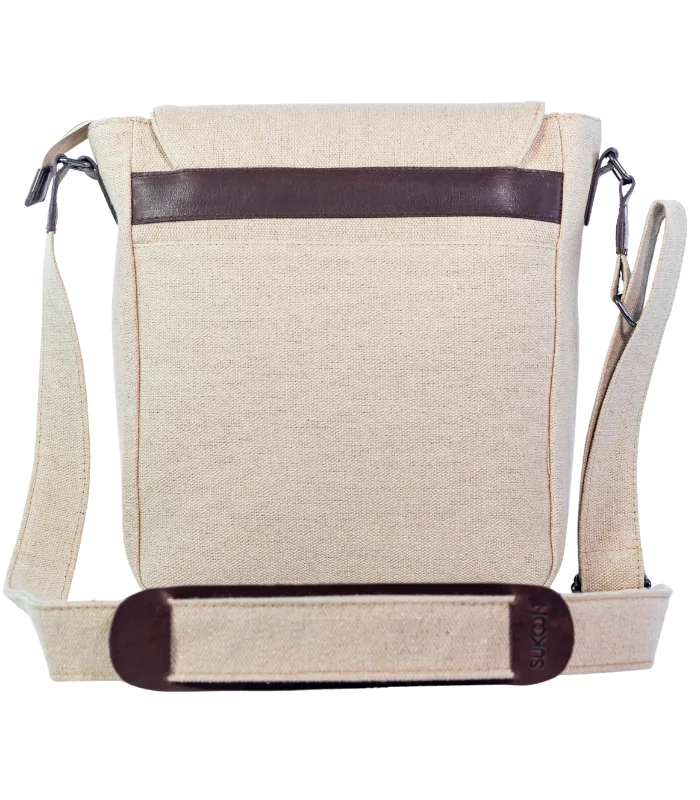 plBeige & Brown Messenger Sukoon Leather (4)